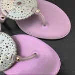 Jack Rogers Georgica Purple Iridescent Jelly Flip Flop Sandals Womens Size 11 Photo 1