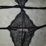 Victoria's Secret  Very Sexy strappy Lace teddy black XL Photo 2