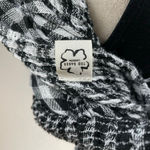 Ted Baker  London Penny Gingham Frill Ruffle Scarf black and white 40“ square Photo 9