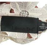 Line and Dot NWT Femme Floral Crochet Tank Top White Size Medium Romantic Feminine Photo 3