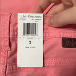 Calvin Klein Jeans Skinny Crop Ankle Flamingo Pink Jeans size 2 Photo 11