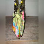 New Y2K Olivier Strelli Green Blue Multicolor Women’s Floral Bag Purse Deadstock Photo 5