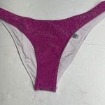PINK - Victoria's Secret  Glitter Bikini bottom pink purple fuschia new sparkly Photo 5