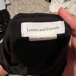 Lovers + Friends New  one sleeved black and gold dress small Photo 1