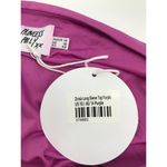 Princess Polly ZInnia Purple Crop Blouse Long Sleeve Top | Sz 10 Spring Casual Photo 7