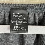 Win Win Size (L-XL) Open Sleeve Gray Lace Over Sized Tunic Wear on/off S… Photo 9