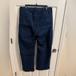 Old Navy  New Womens Plus High Waisted Wow Wide Leg  Dark Rinse Jeans 16 Photo 8
