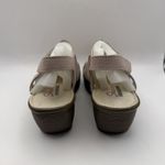 Skechers NWB Suede Peep-toe Slingback Wedge size 7 Wide New Photo 3