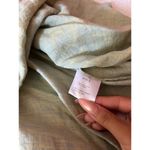 Yuvita Light Green 100% Linen Maxi‎ Dress Size Medium Photo 4