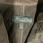 Talbots Women's Brown Quilted Vest Corduroy Collar Sleeveless Button Size Small Photo 10