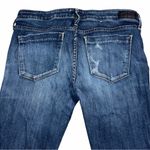 AGOLDE Chloe Low Rise Slim Distressed Denim Blue Jeans Pants size 30 A001-2062 Photo 6