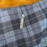 Balenciaga New Godet Stretch Wool Plaid Peplum Skirt in Grey and Black Photo 12