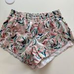Athleta  Printed Hustle 3 Inch Short Women's Size Small Pink Floral Athletic Photo 0