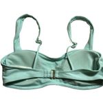 Hollister Swim Aqua Blue Bikini Top Removable Cups Adjustable Straps XS Photo 1