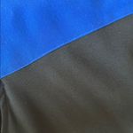 Reed Chic Black and Blue Jumpsuit with Textured Fabric and Elastic Waist Size 8 Photo 5