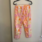 Lilly Pulitzer Vintage White Tag Pink, Orange, and Yellow Patchwork Pants Size 0 Photo 8