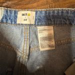 SMILEY x H&M Jeans Denim Smile Faces Straight Wide Leg Blue Size 26 Photo 3