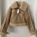 Abercrombie & Fitch vegan suede Sherpa jacket Photo 2