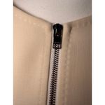 ESCADA Womens Blazer Size 42 Cream Peplum Collarless Full Photo 5