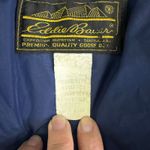 Eddie Bauer Rare Vintage Goose Down Hooded Puffer Coat 70s Navy Blue Size Small Photo 5