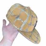 Skips Los Angeles Dodgers Brown Gold Silver LA Fitted Hat Photo 1