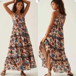 Anthropologie  Love The Label Boho Printed Maxi Dress Size Small Photo 2