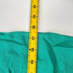 NWOT Boden Linen Aquamarine Green Ruffles Dress Size 10 Knee Length Photo 13