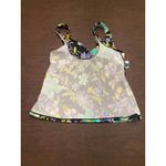 Jantzen Classics Blue Purple Floral‎ Tankini Top Size 12 Photo 5