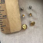 Vintage Floral Design 3 Pair of Earrings Set Photo 1