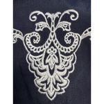 Lulus  Embroidered Dress Short Sleeve Casual Party Black‎ Dress Size S Photo 8