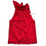 J.Crew NWT Tie Neck Lace Top in Harvest Red | XXS Photo 2