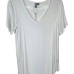 ASOS Maternity White V-neck Short Sleeve T-Shirt 4 NWT Photo 0