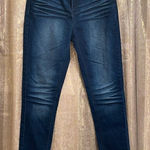Vanilla Star Jeans Vanilla Star dark washed/whiskered indigo skinny jeans, size 9 NWT Photo 0