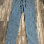 Proenza Schouler  Chambray Drawstring Pull On Pants size 4 Photo 5