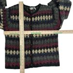 Dress Barn Vintage 90s‎ Cardigan Sweater Womens Small Fair Isle Multicolor  Photo 5