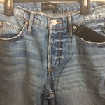 Black Orchid women's ROSIE low waist button fly fray hem crop boyfit jeans 29x24 Photo 1