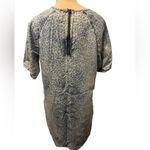 Topshop  denim animal print short sleeve dress size 8 Photo 2