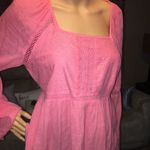 Red Camel Pink Long Sleeve Blouse Women's Medium Boho Photo 2