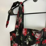 LPA Zelmira Floral Sleeveless Peplum Midi Flounce Dress Size Small Photo 6