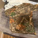 Russell Outdoors Camo short sleeve shirt Size youth medium Photo 0