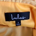 Lulus Yellow Skater Dress Small Photo 8