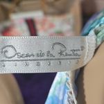 Oscar de la Renta  Lingerie Blue and Green Floral Shorts Photo 3