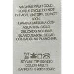 Time And Tru  One Piece Strapless Swimwear Black Floral Padded Bra Striped Bottom Photo 3