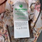 J.Crew  Womens Classic-fit Ruffleneck Shirt Size 6 In Cherry Blossoms Long Sleeve Photo 3