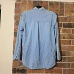 Ruff Hewn 90’s embroidered sailboat blue denim button down shirt Photo 2