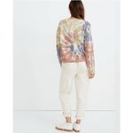 Madewell  Tie-Dye Westford Pullover Sweater Pastel Cotton Small Artsy Boho Boxy Photo 1