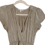 Baltic Born  Athena Pleated Maxi Dress Metallic Gold Long Gown Size XS Bridesmaid Photo 3