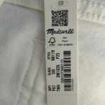 Madewell NWT  25 Petite Perfect Vintage Wide Leg Patch Pocket Jeans White NR119 Photo 9