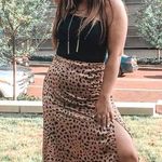 Nasty Gal Animal Print Skirt Photo 0