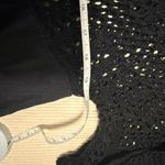 Selfie Couture Black Crochet Fringe Top Photo 4